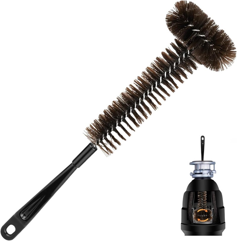 DOCOLL Garbage Disposal Brush and Cleaner with Extra Long 15" Handle Effortlessly Remove Residue,and Build-Up Universal Fit for All Disposal Units - Image 1
